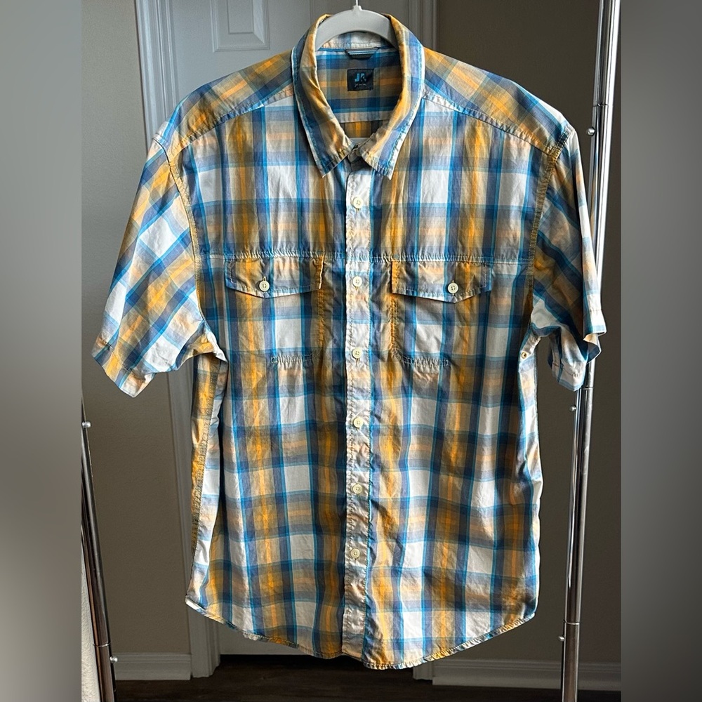 Just Keep Livin Men’s Plaid Shirt